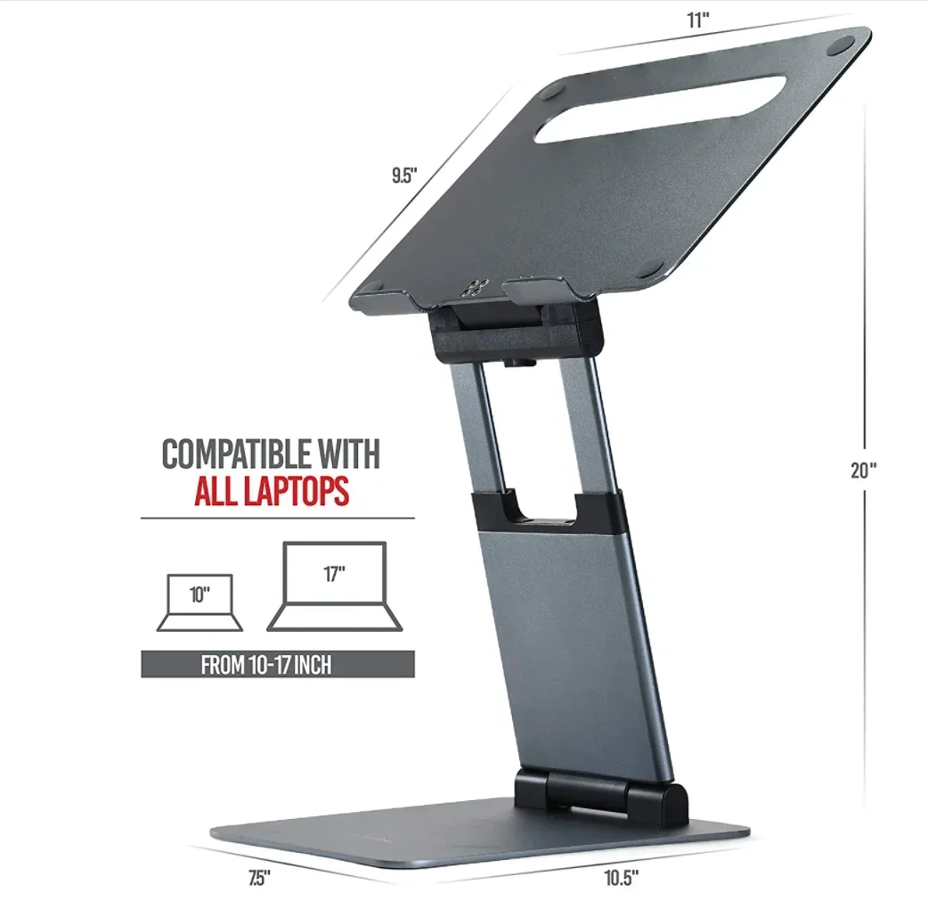 Portable Laptop Stands Laptop Stand For Desk, Height Adjustable , Computer Stand For Laptop