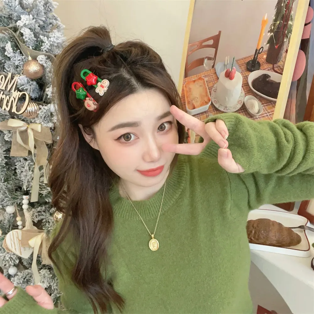 Cartoon Hairpin Edge Cute Holiday Bangs vs Practicality Trade-offs — view 1