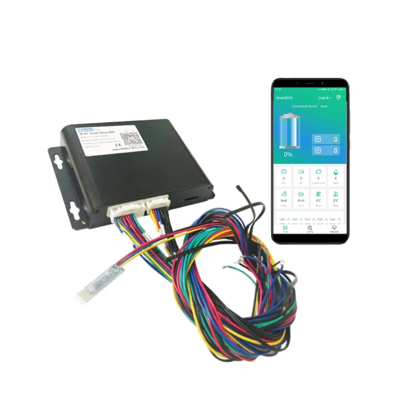 

Heltec BMS Smart relay bms 4s 100a BLE New design best quality engineering vehicle solar energy storage battery system