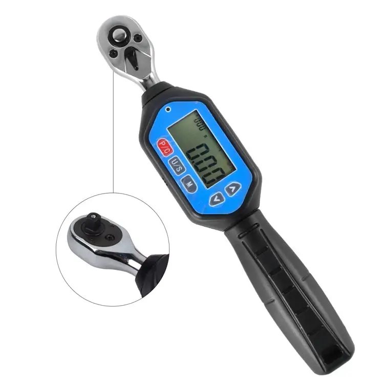 High quality automotive tool 60N.m with 3/8 inch digital torque ratchet handle digital ratchet torque wrench