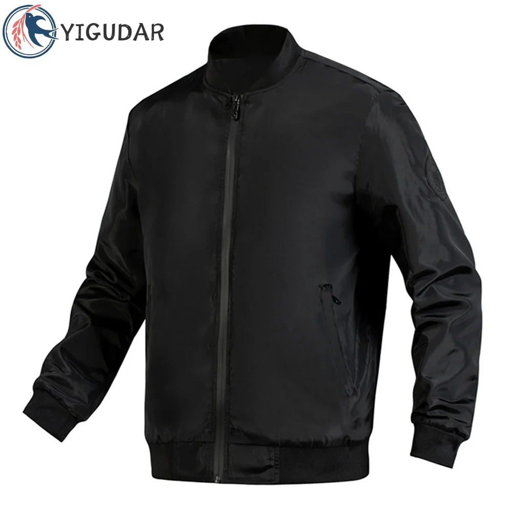 

Men's Bomber Jacket Men Spring Autumn Casual Windbreaker Pilot Baseball Coat Army Men's Jackets Cargo Flight Jacket Male Clothes