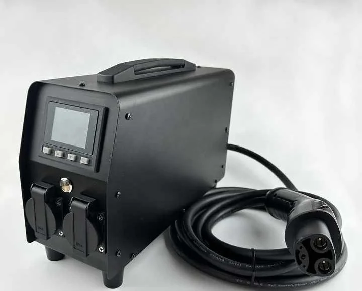 محطة طاقة محمولة 3KW V2L 30A عاكس تفريغ السيارة الكهربائية مناسب لـ Nacs Te sla 3/Y/S/X النسخة الأمريكية te sla V2l