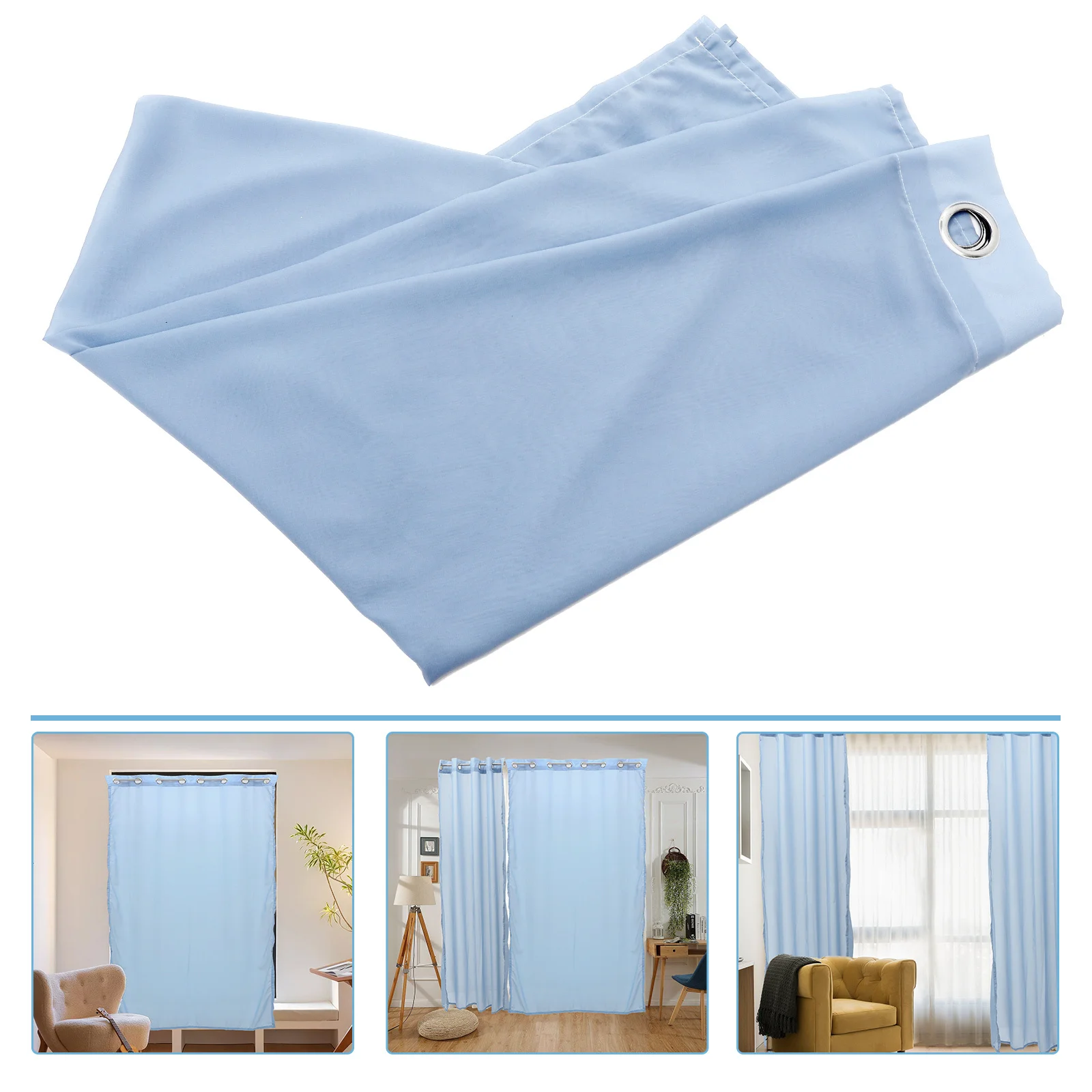 

Waterproof Solid Color Outdoor Curtain Polyester Privacy Curtain for Patio Garden Window Living Room Bedroom Outdoor Curtains