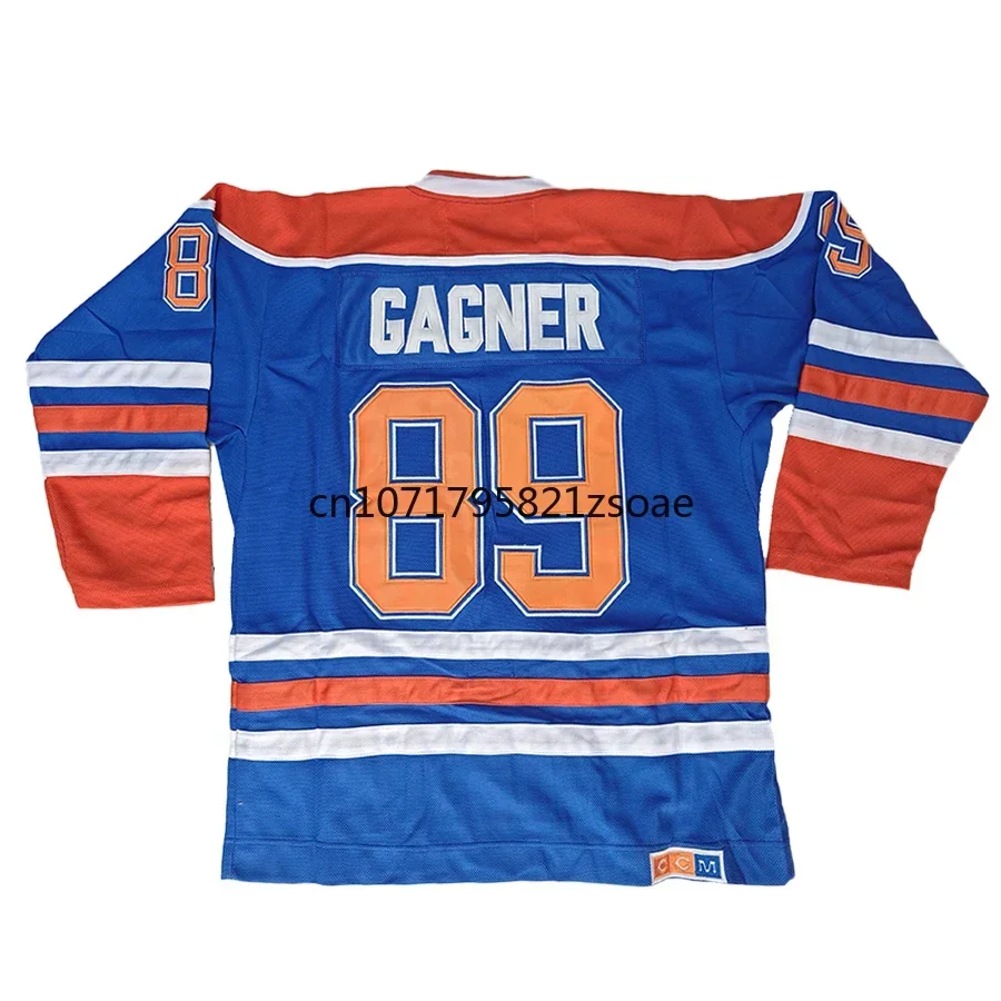 Mark Messier Jersey Canada Edmonton Retro Ice Hockeys Jerseys 89 Sam Gagner Jersey 31 Grant Fuhr Jersey All Stitched Us M-3XL