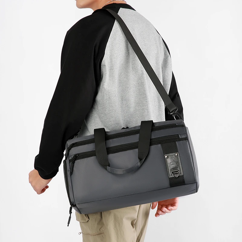 

Женская и мужская нейлоновая дорожная спортивная сумка, сумка для ручной клади, мужская сумка-тоут большой вместимости, спортивная сумка для выходных, ночная сумка, сумки