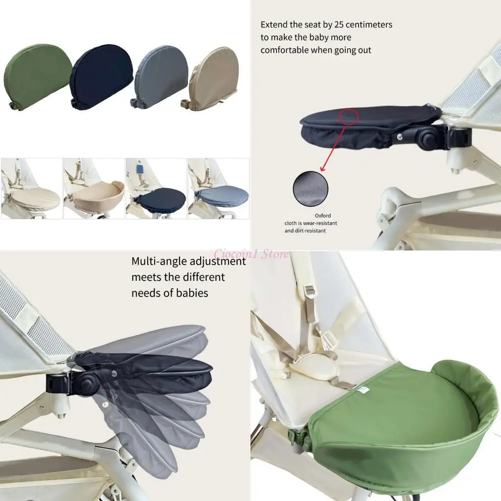 

Y1UB Multifunctional Strollers Footrest Extender for Enhancing Leg Support Convertible Handrail Design Easy to Attachment