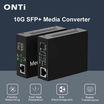 Convertitore multimediale da fibra ONTi 10G SFP + a RJ45 SFP + 10/100/1000M/10G ricetrasmettitore convertitore Ethernet compatibile Cisco ecc