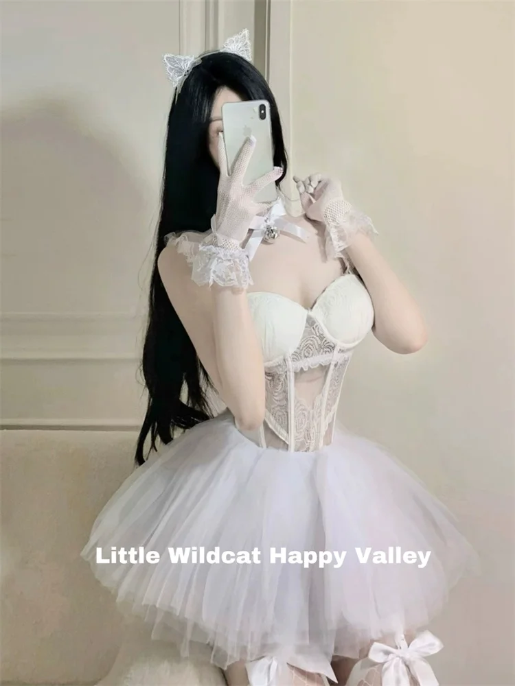 لوليتا خادمة تأثيري موحدة للنساء ، فستان بيبي دول ، ملابس داخلية ساخنة ، لعب الأدوار المثيرة ، Catsuit مثير ، ازياء عيد الميلاد ، بالإضافة إلى الملابس الداخلية