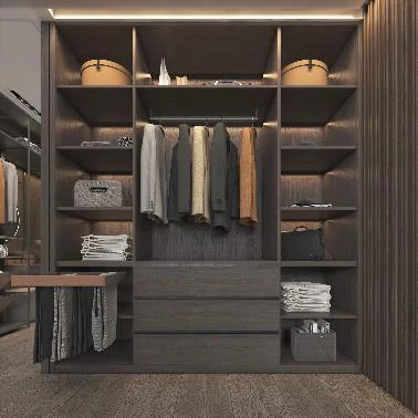 Hot Selling Bedroom Furniture Customized Wardrobe Modern Wooden Wardrobes Walk In Closet Design