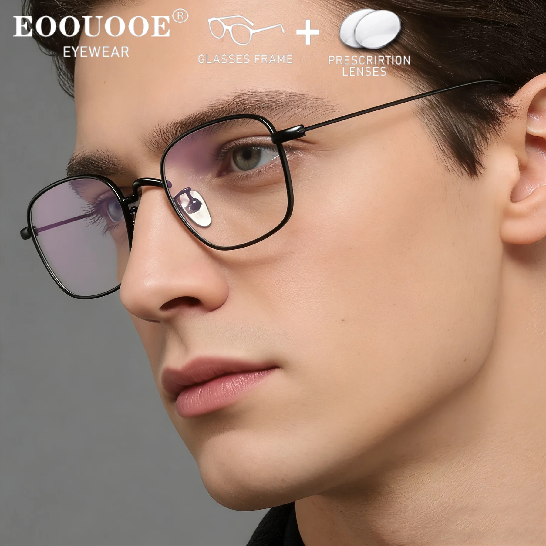 

Small Size Glasses For Men Women Titanium Optics Prescription Recipe Lenses Progressive Myopia Eyewear Reading Filter Blue Light