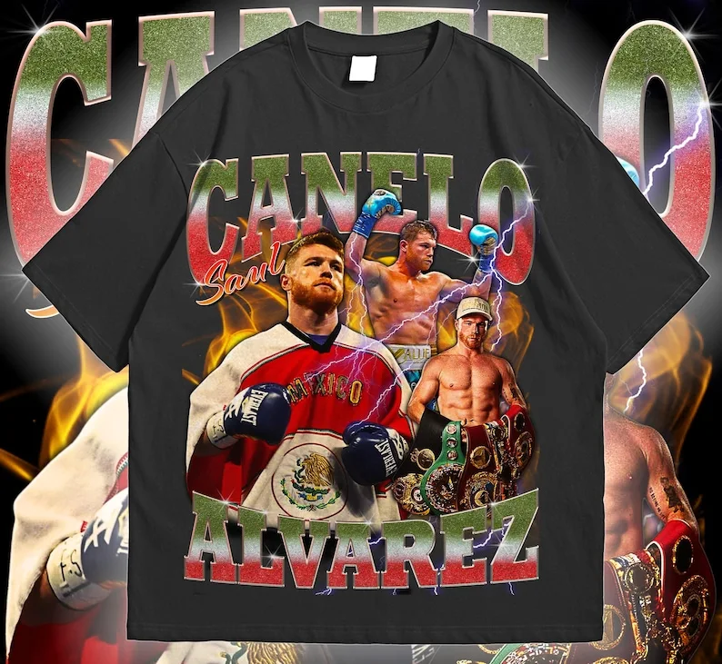 Boxing,t-shirt design png, Mexico color text Canelo alvarez tshirt design, for printing, downloadable design, for dtg,