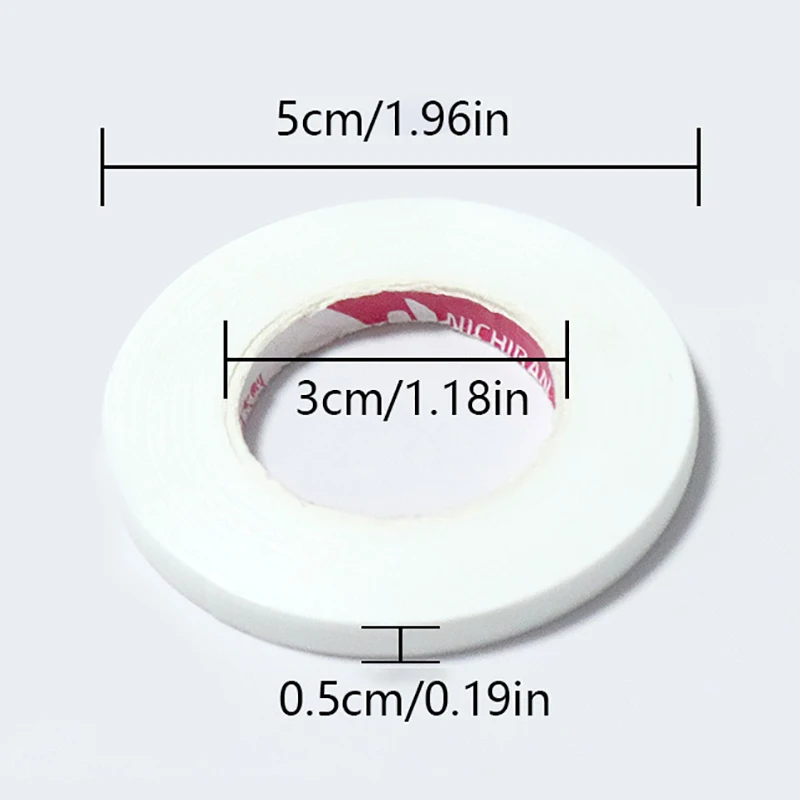 5 Rotoli 5mm Nastro per Estensione Ciglia Traspirante Anti-allergia Facile da Strappare Micropore Per Estensione Ciglia Forniture Nastro per Sollevamento Palpebre