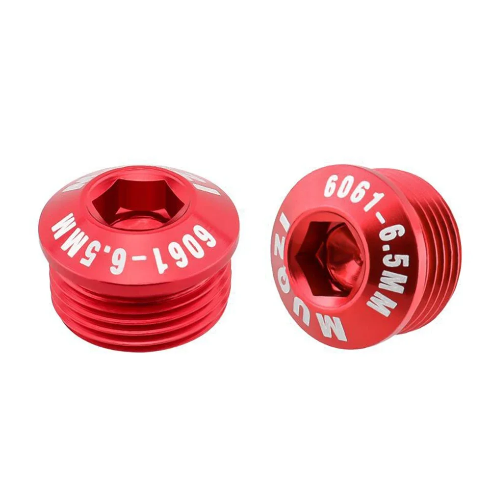 2pcs MTB Bike Pedal Cover Mountain Road Bicycle Pedal Cap Dust-Proof Repair Parts M14xP1.0 Aluminum Alloy Locking Screw Parts