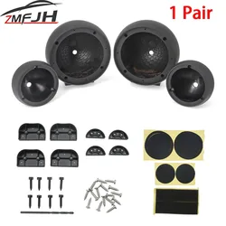 1 Pair Car Speaker Holder Bracket  Shell Horn Bracket Audio Tri Frequency Inversion Free Mid High Tone Cup Shell Speaker Holder