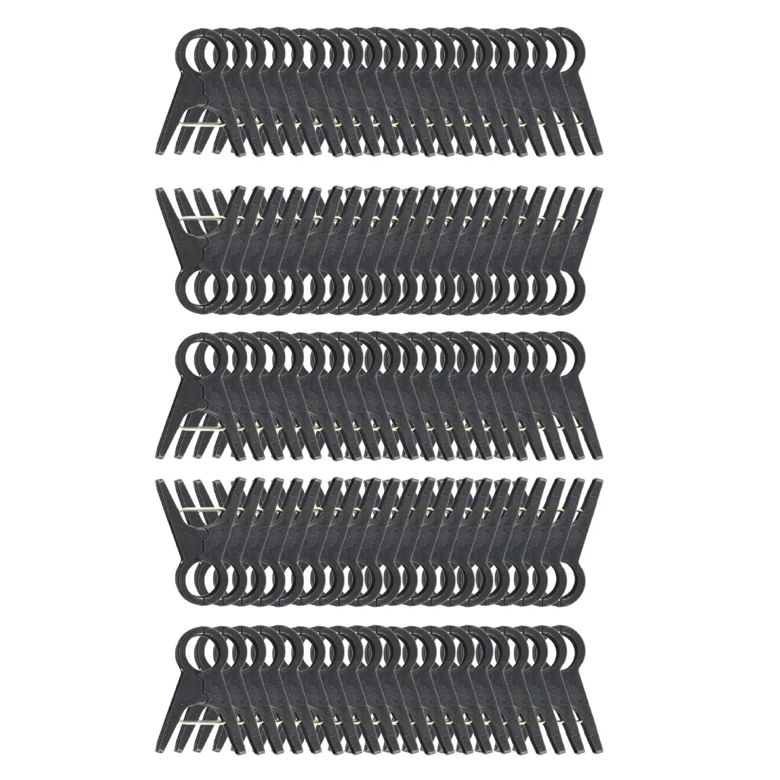 100Pcs Plant Support Clips Flower Plant Clamps for Climbing Plants Cucumber