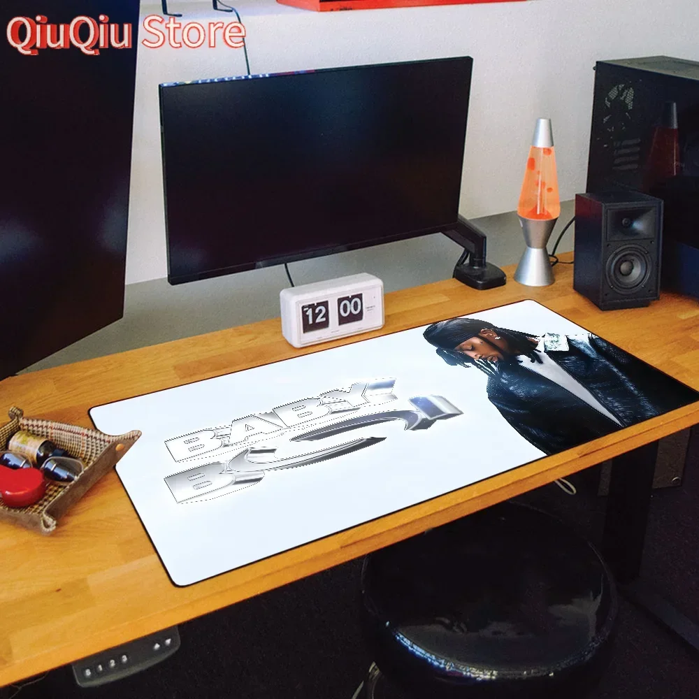 

Rapper Playboi C-Carti BABY BOI Mouse Pad Large Desk Mat Keyboard Ergonomic Office Rubber PC Non-slip Anti-fray Home Custom