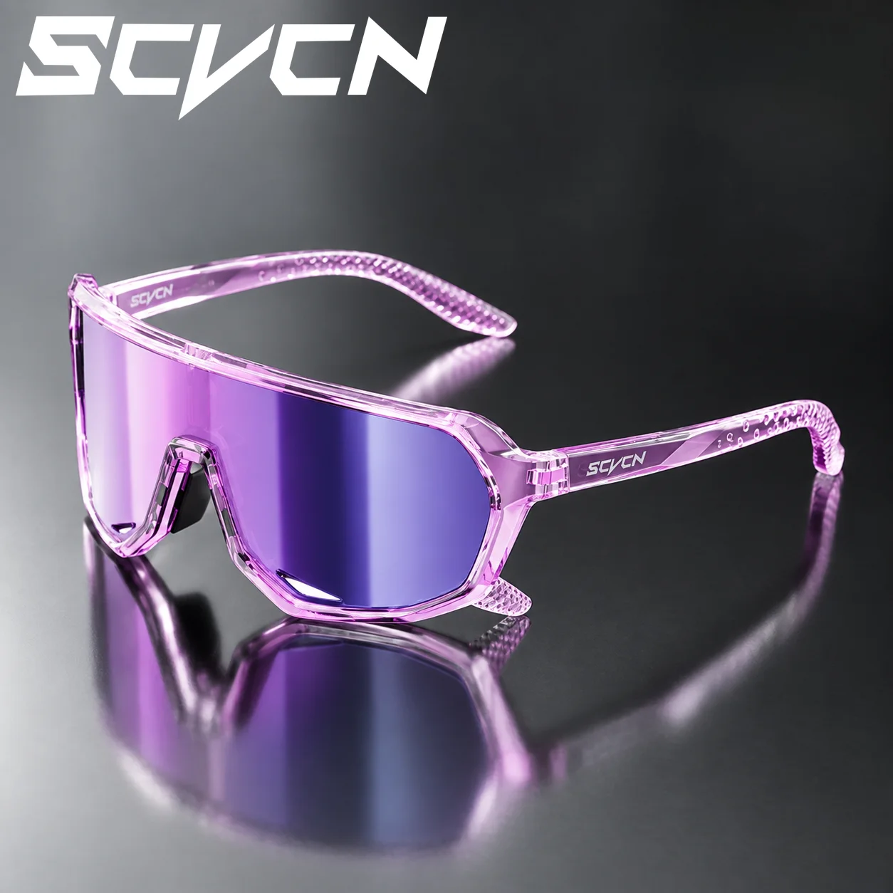 SCVCN Photochromic Cycling Glasses Sports Sunglasses for Men MTB Bike Bicycle Eyewear Women Fashion Goggles Skating Glasses
