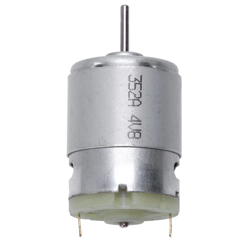 Micro Motor RS380 DC, 1,5-18V, 30000RPM, 38x28mm, para juguetes modelo RC DIY, plateado