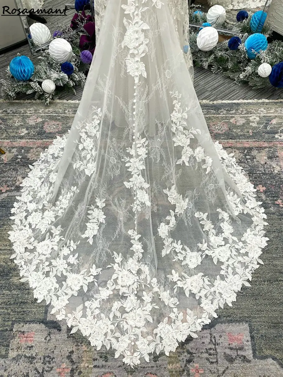 Neue Ankunft Spaghettiträger rückenfreie Meerjungfrau Brautkleider ärmellose Applikationen Spitze Land Brautkleider