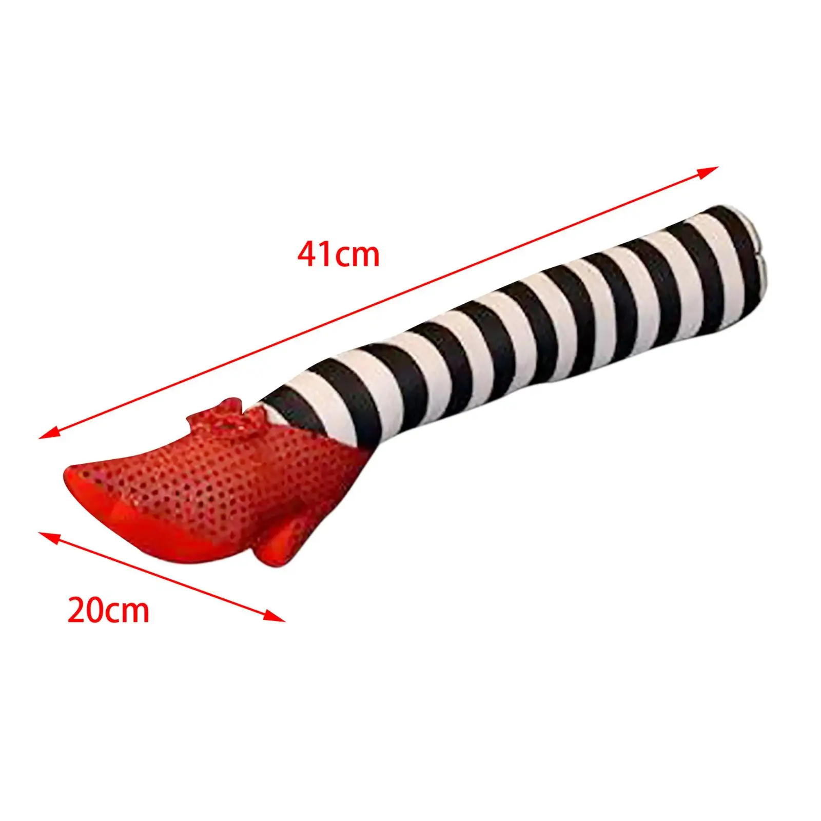 1 paio di gambe della strega Wicked Craft Haunted House Decoration Stripe Pattern Witch Legs Witch Prop per la porta esterna del portico del partito