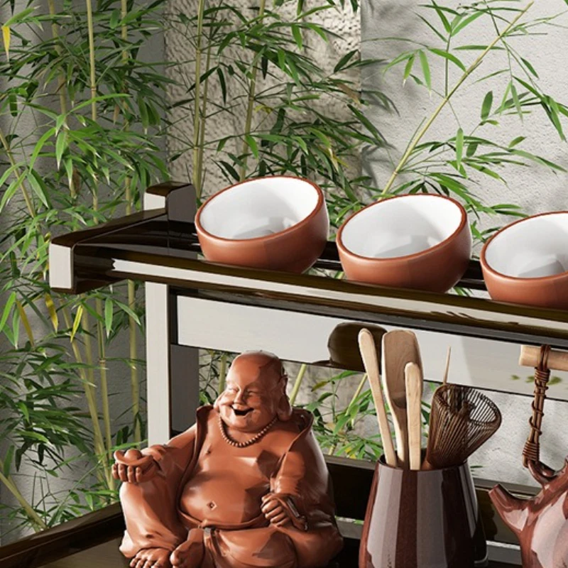 متعددة الوظائف الجدول تخزين خزانة فنجان الشاي غرفة نوم الحديثة مكتب تخزين خزانة شرفة الخيزران الأثاث Im Spind MHSNJ