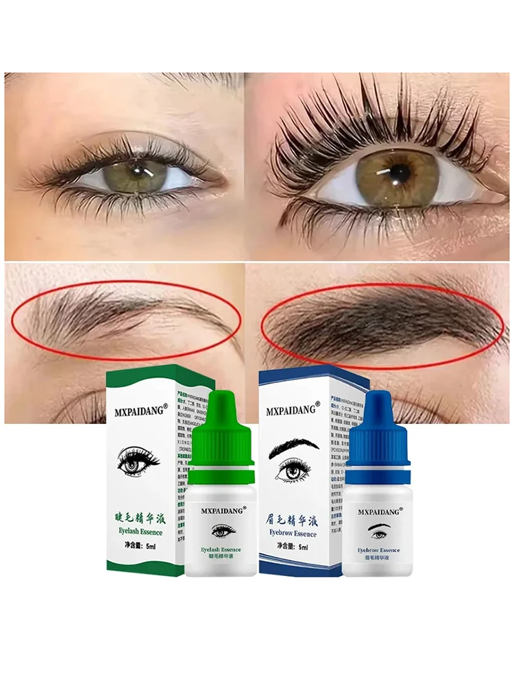 Siero per la crescita rapida delle sopracciglia Crescita dei capelli delle ciglia Prodotto anti-perdita dei capelli Prevenire la calvizie Più spessa Allungamento del trucco del sopracciglio