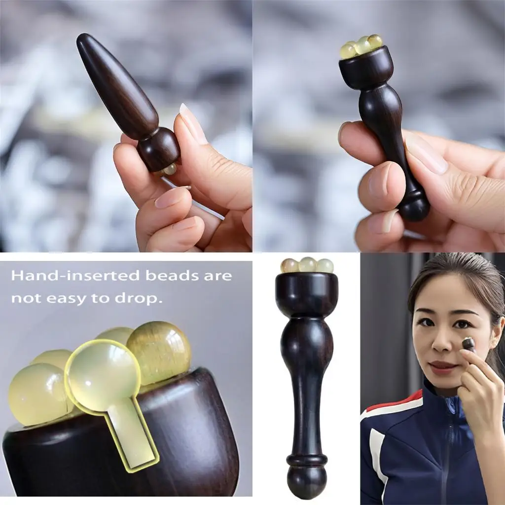 

Деревянный инструмент для массажа глаз ручной работы для снятия стресса и комфортного использования