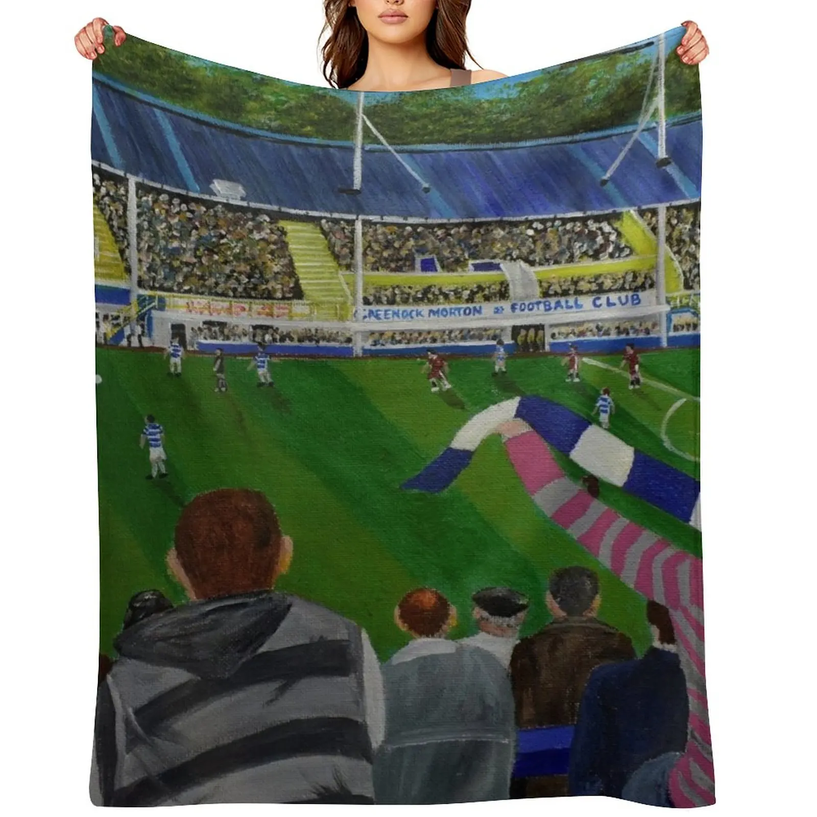 

Greenock Morton Throw Blanket Luxury Designer Plaid on the sofa blankets and throws for sofa Blankets