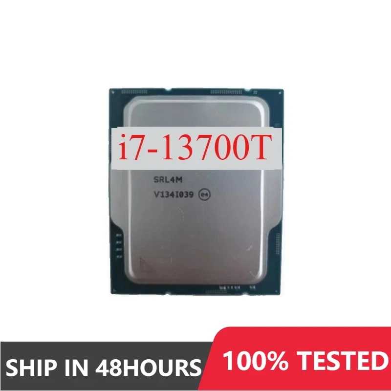 1pcs/lot perfect test Core i7-13700T i7 13700T CPU 10nm 16 Cores 24 Threads 30MB 35W 13th Generation Processor LGA1700