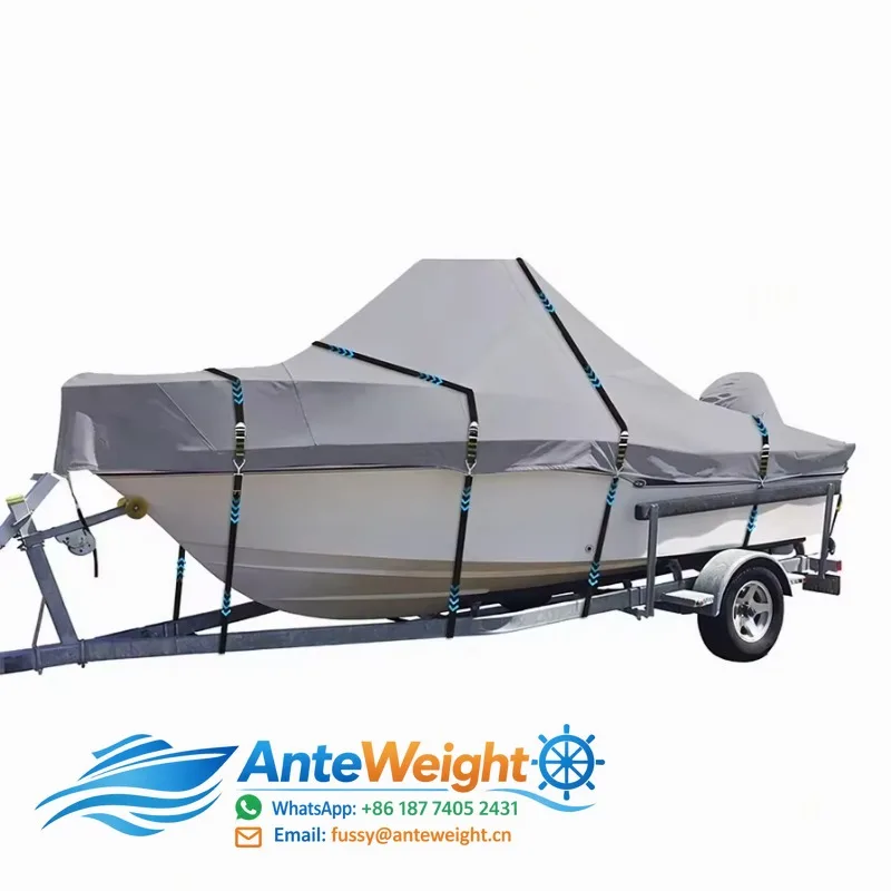 Waterproof Marine-grade Oxford Canvas Universal Boat Cover From Shandong