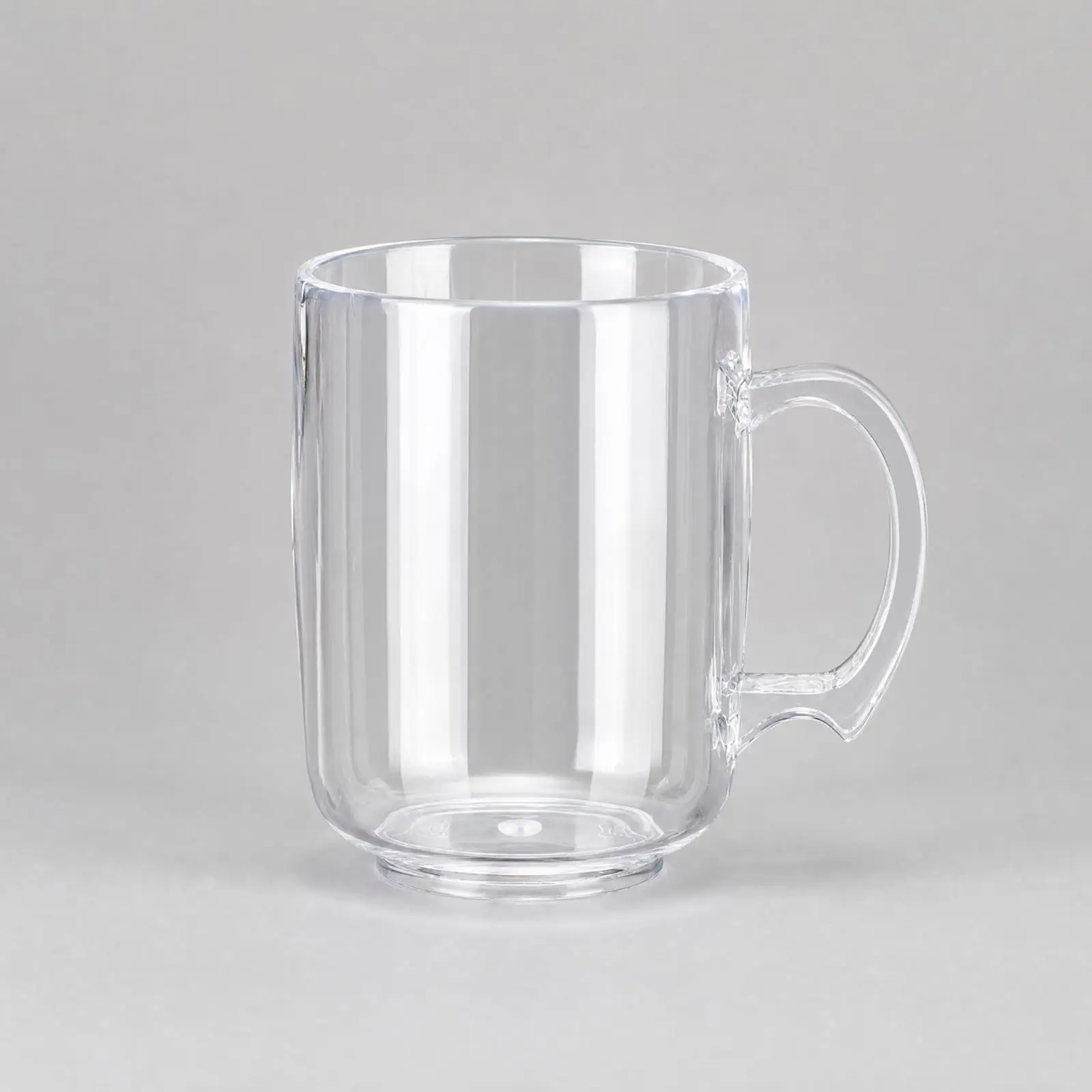 Large Capacity Transparent AS Plastic Beer Mug Shatterproof Beer Mug with Handle
