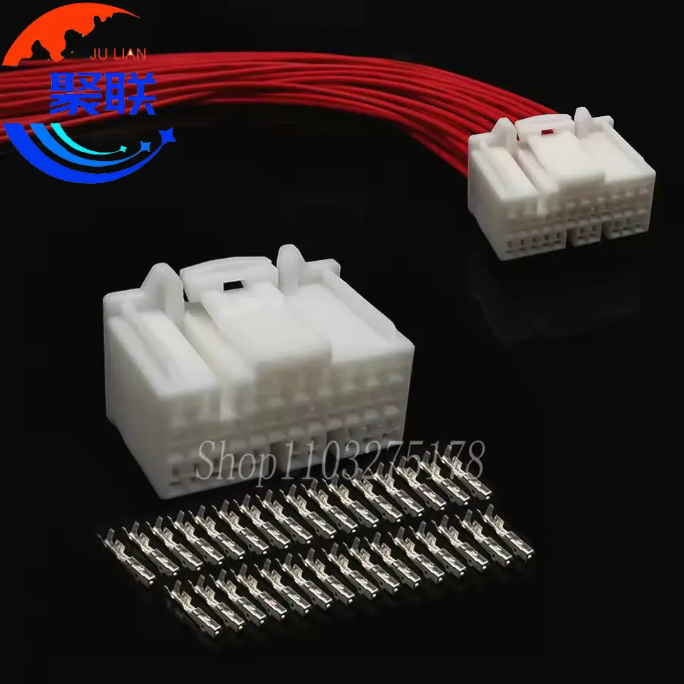 

1Set 31Pin 90980-11421 Automotive Electrical Housing Socket Plastic Wiring Harness Unsealed 31 Pin Connector 353031-1