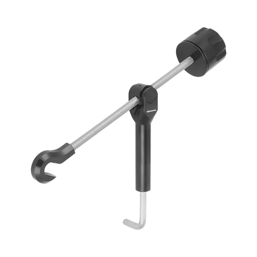 For crank Cover Bolt Extraction Tool for SRAM Systems with CNC-Machined Aluminum Housing and Dual Hex Wrench Set