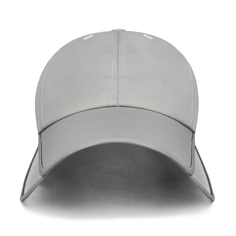 Outdoor Retractable Pull-out Brim Sun Protection Hat Spring Summer Sports Breathable Quick Drying Hat Baseball Cap Unisex