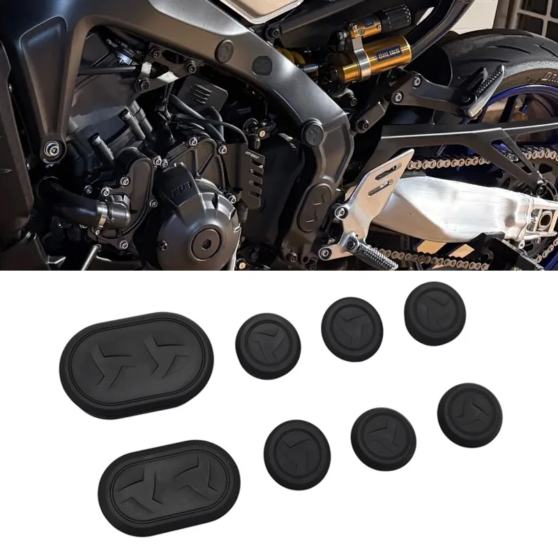 

MT09 SP Frame Hole Cover Caps Plug For YAMAHA MT 09 MT-09 SP 2021 2022 2023 2024 2025 Motorcycle Frame Cap Decoration Kit