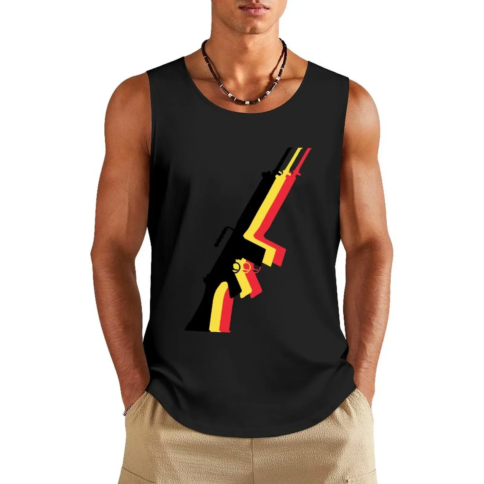 

FN FAL - The Right Arm of the Free World (textless version) Tank Top gym sleeveless vests