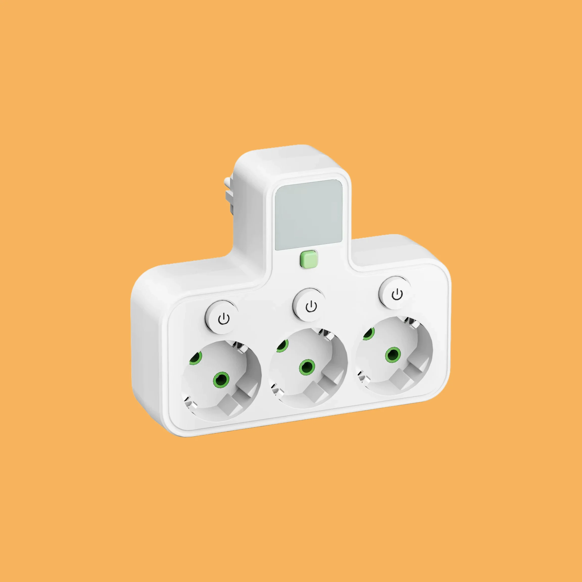 Multi Functional Charging Socket European Standard 1-To-3 Conversion Socket Household Two Holes Three Position Conversion Socket