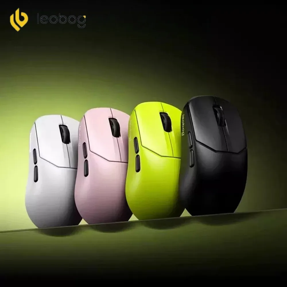 

Беспроводная трехрежимная Bluetooth-мышь LEOBOG GM2Pro: эргономичная, портативная, легкая игровая мышь PAW3311 для геймеров, отличный подарок