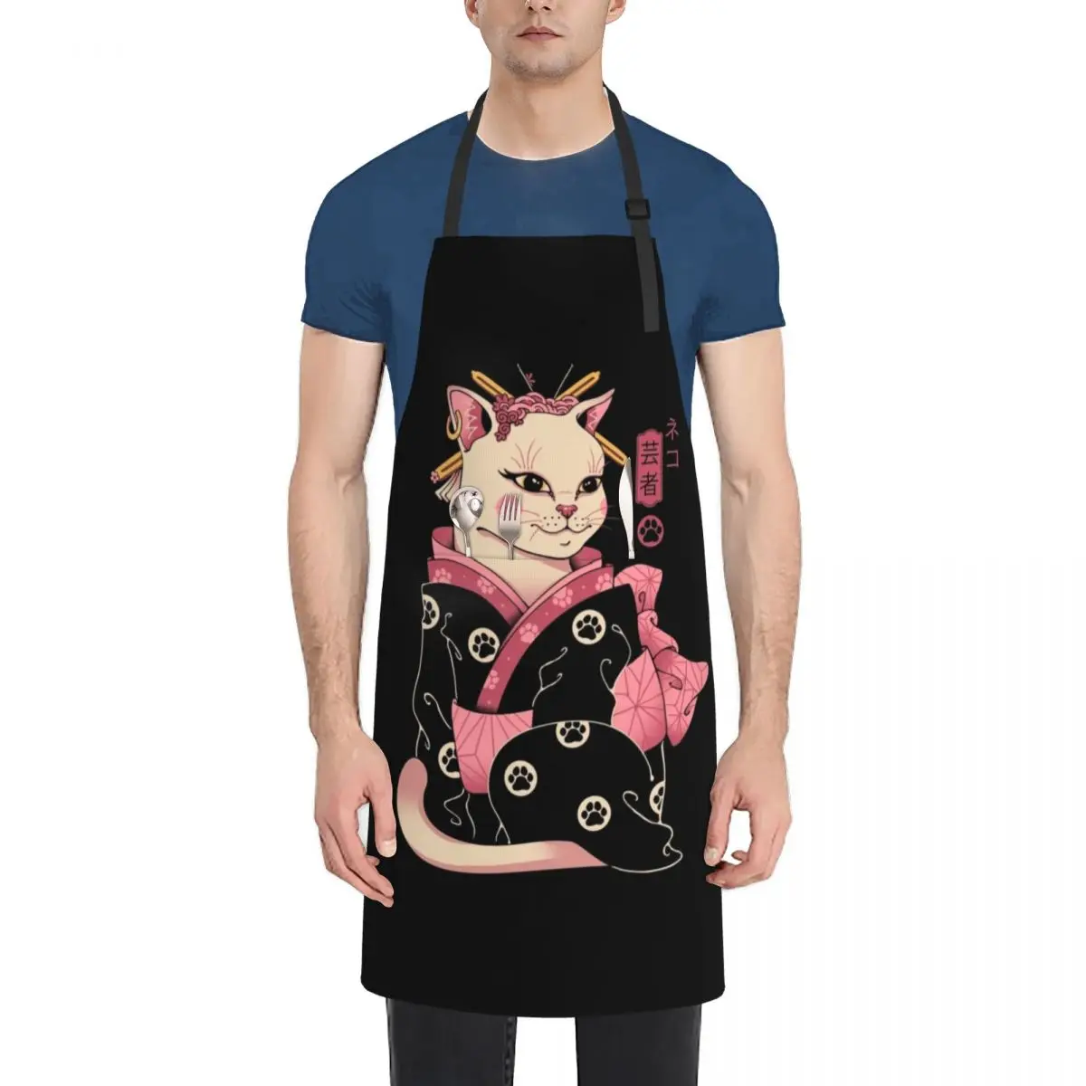 

Neko Geisha Apron Household Items Kitchen manicurist Kitchen And Household Goods chef costume Apron