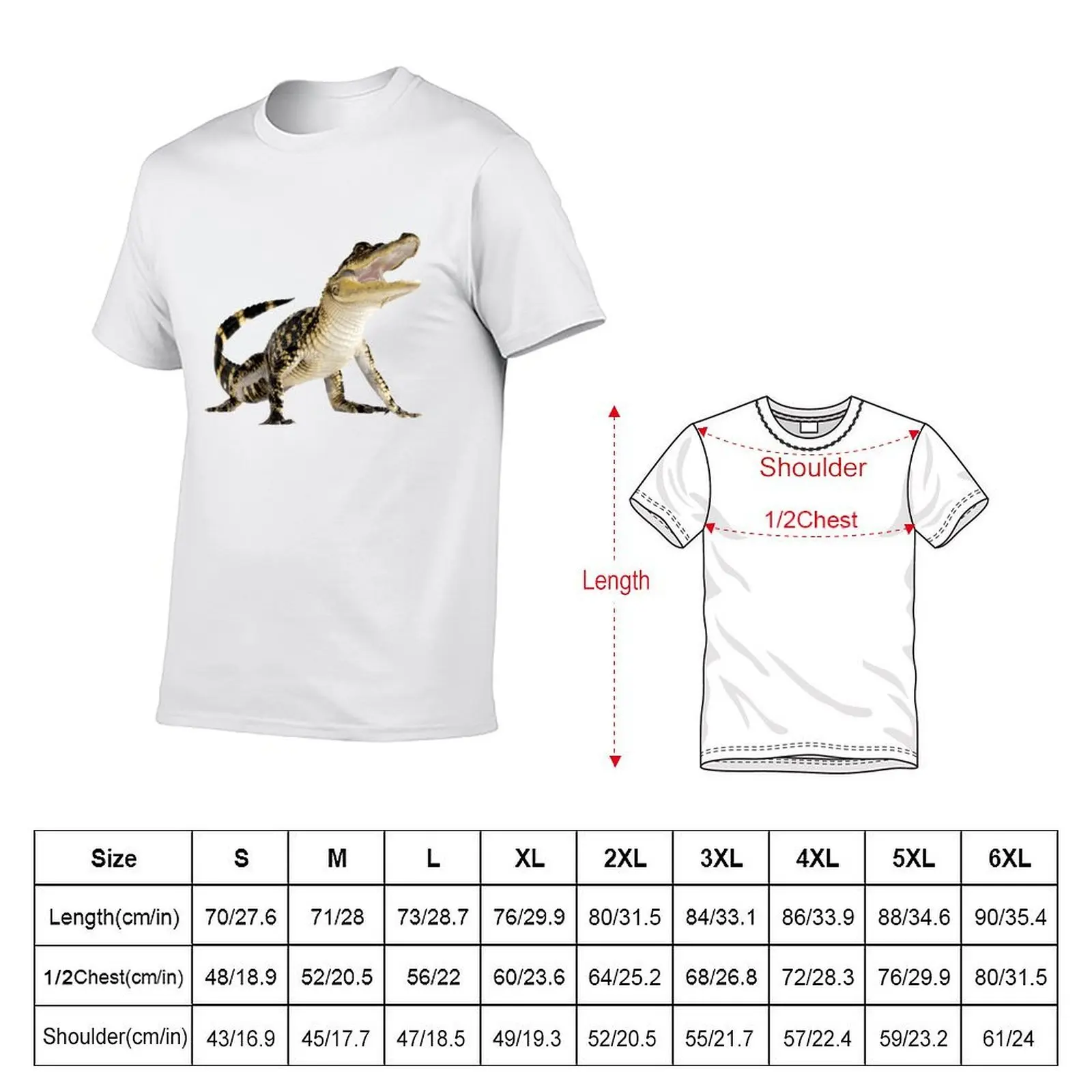 Caiman T-Shirt man t shirt heavy cotton men t shirt cotton 100% T-Shirt