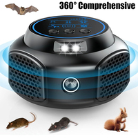 Effective Ultrasonic Rodent Repeller - Plug-In Pest Control Device for Attic, Garage, and RV - Low Voltage, Easy to Use, Humane