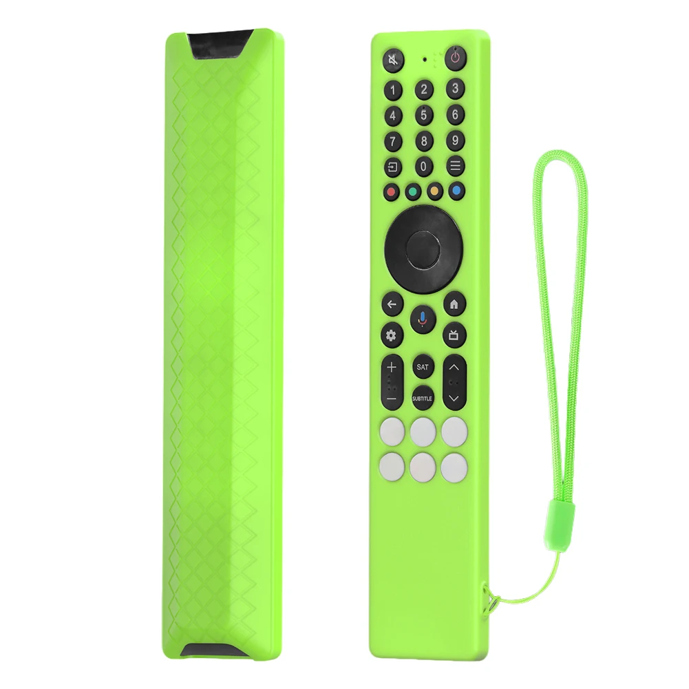 Custodia In Silicone Per Telecomando TCL RC833A – Morbida, Antigraffio, Antiurto E Antipolvere (Nero) - 2