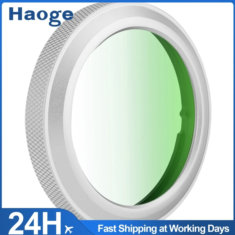 Haoge MC UV Camera Lens Protection Filter for Fujifilm GFX100RF Camera Accessory Silver LUV-GFXRFS