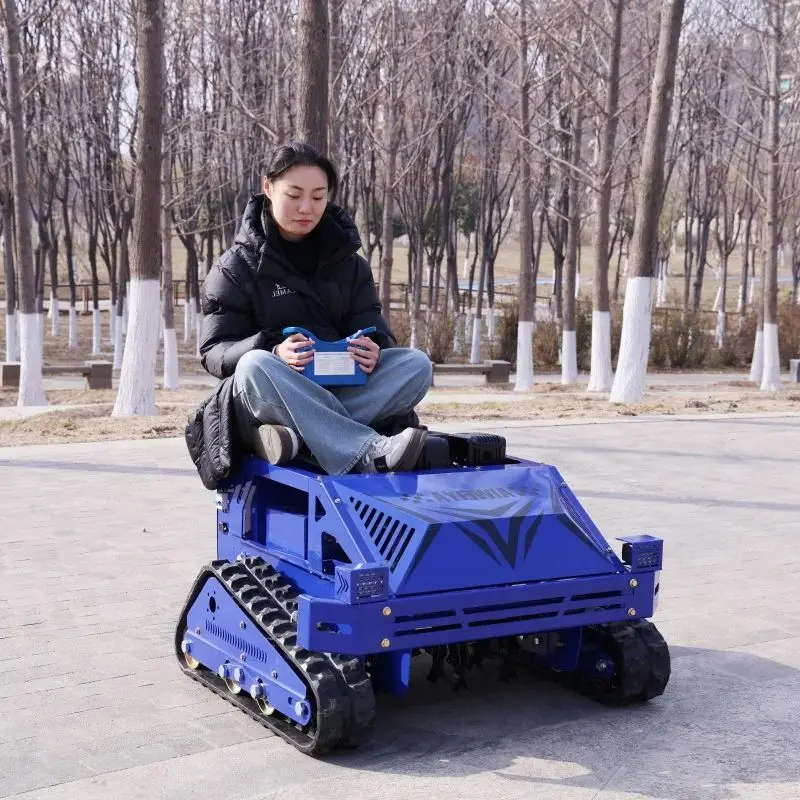 

Индивидуальная гусеничная косилка для фермерского сада, вездеходная интеллектуальная роторная машина для прополки с дистанционным управлением