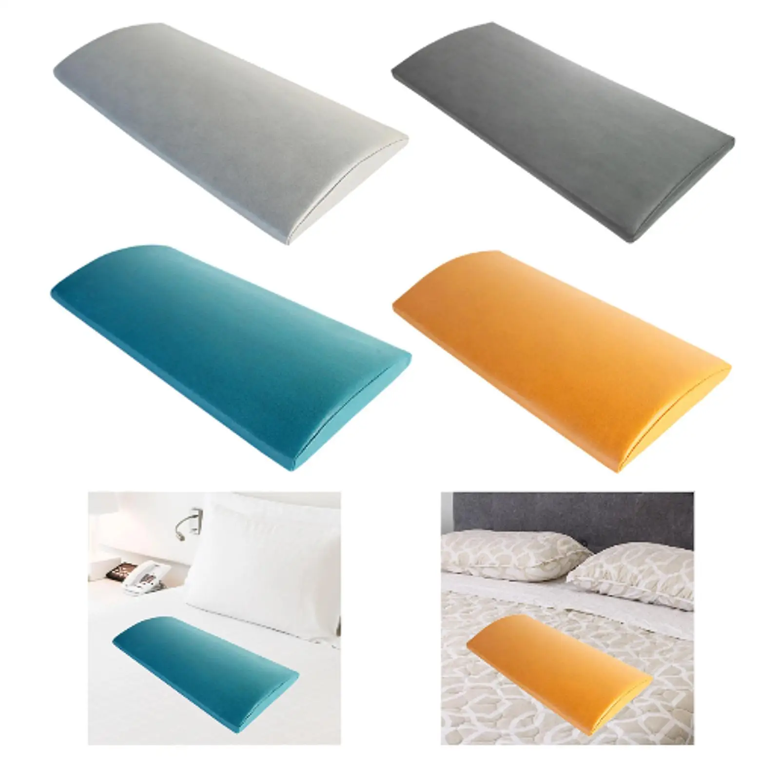 Lumbar Support Pillow Back Pillow Ergonomic Portable Breathable Washable Waist Sleep Cushion Memory Foam for Work Car Driving