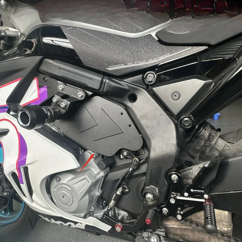 Per CFMOTO 675SR 675SR-R 675NK Motore Modificato Deflettore CF675 Accessori Moto Motore Piastra Protettiva In Lega