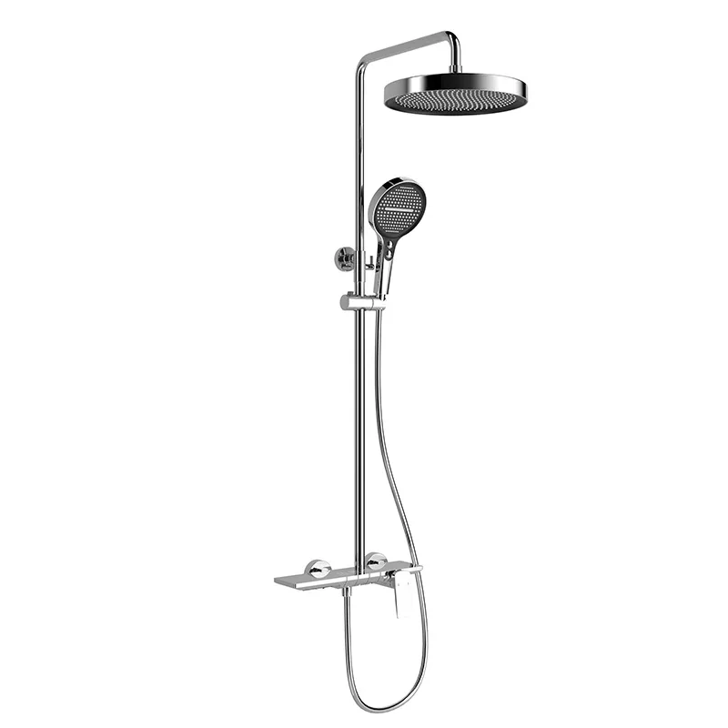 

Full copper shower set Home piano keys Rain shower Bathroom Pressurized shower Hotel B & B