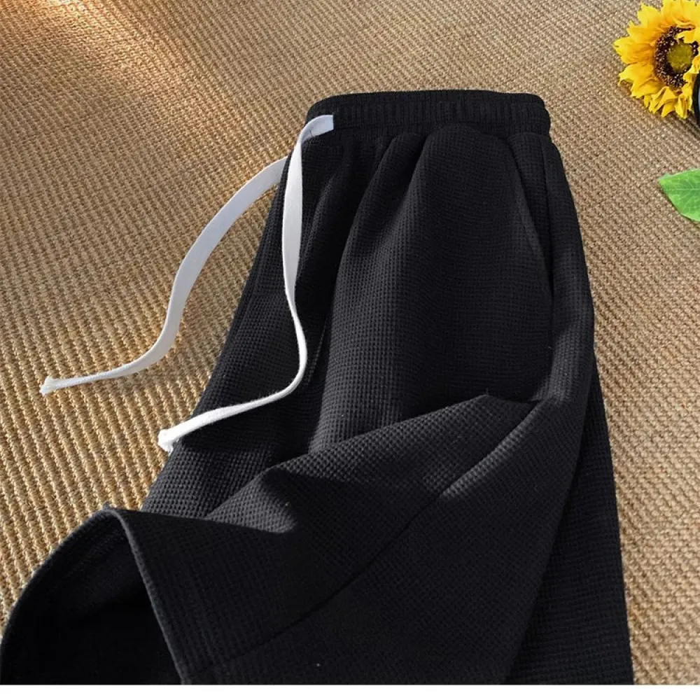 Mens Summer Casual Shorts Straight Leg Breathable Solid Color Gym Fitness Workout Sports Pants Daily Wear Durable Soft Bottoms