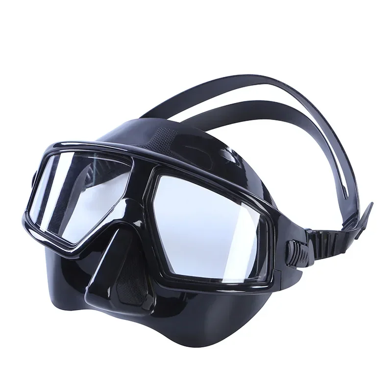 

2022 Custom Dropshiper Half Face Light Weight Low Volume Free Diving Goggles Anti-fog Goggles Freediving Mask