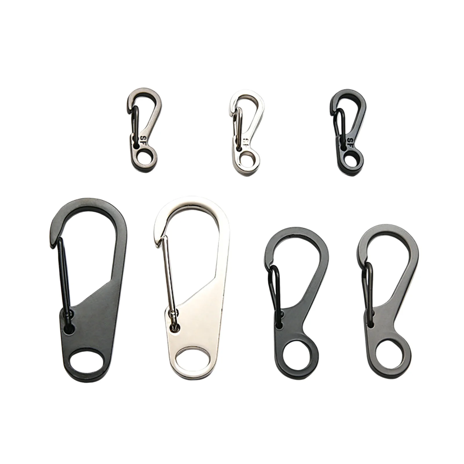 Heavy Duty Climbing Buckle Portable Lightweight Quick-Hang Buckle for Rock Climbing Mountaineering